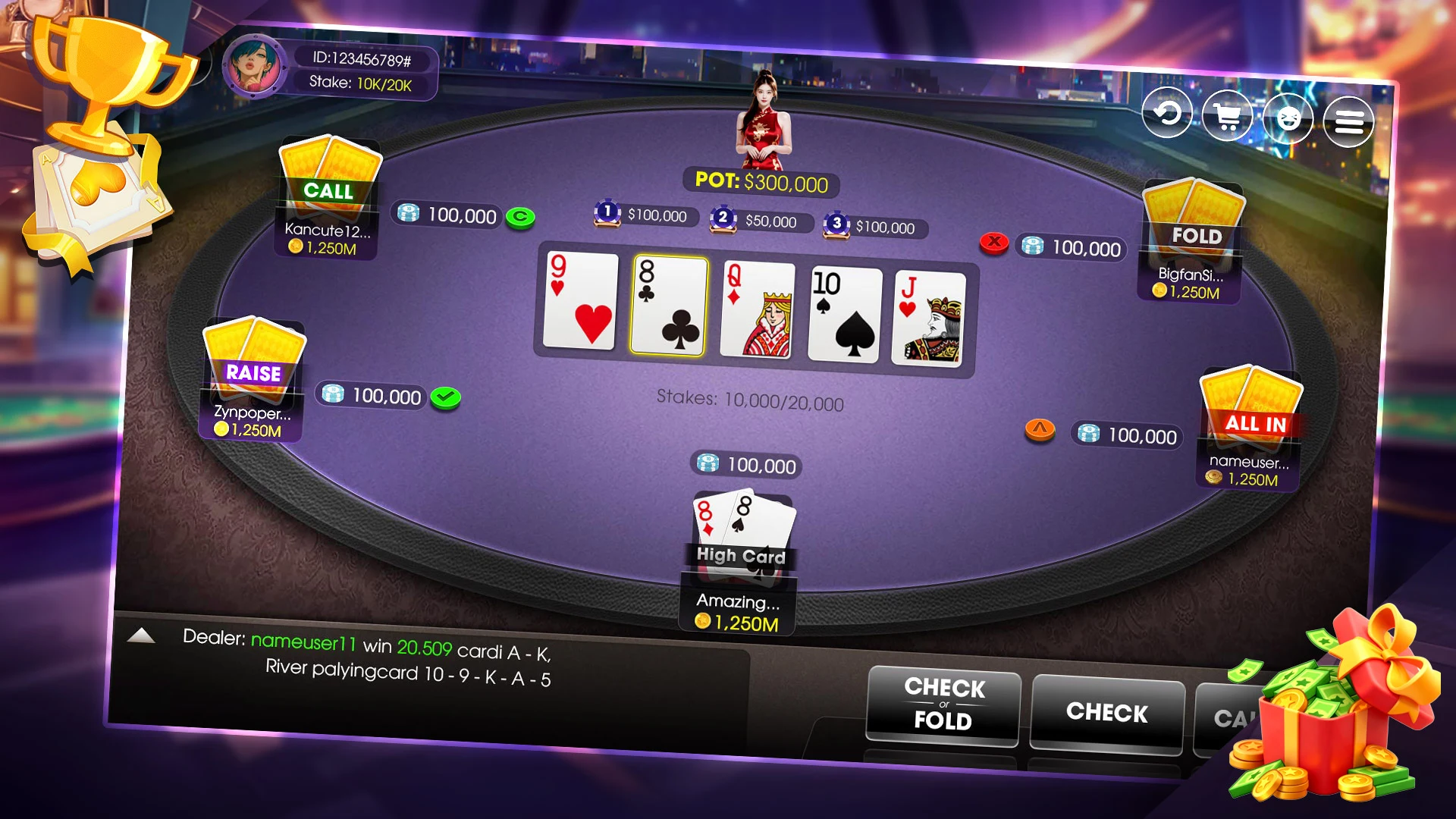 Khmer Lucky Poker Slots screenshot